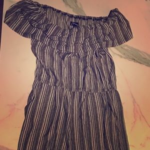 AST class strapless good weather dress